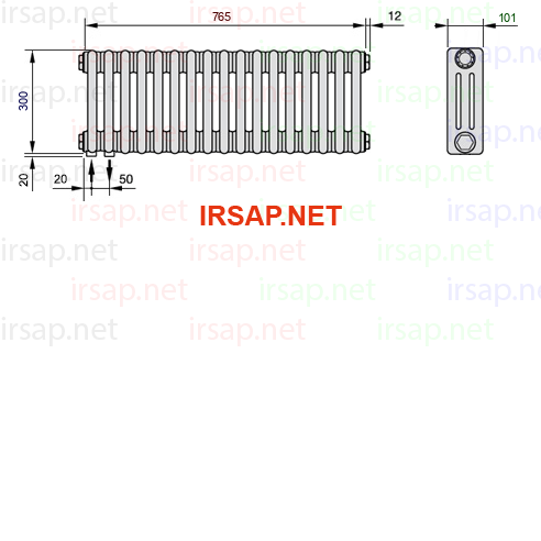 Радиатор IRSAP Tesi 30300/17 T18 CL 01